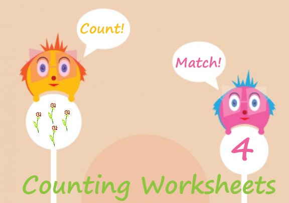 Learn To Count:Counting Worksheets