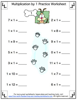 Free Basic Multiplication Worksheets
