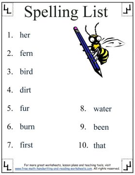 Spelling Programs For First Grade
