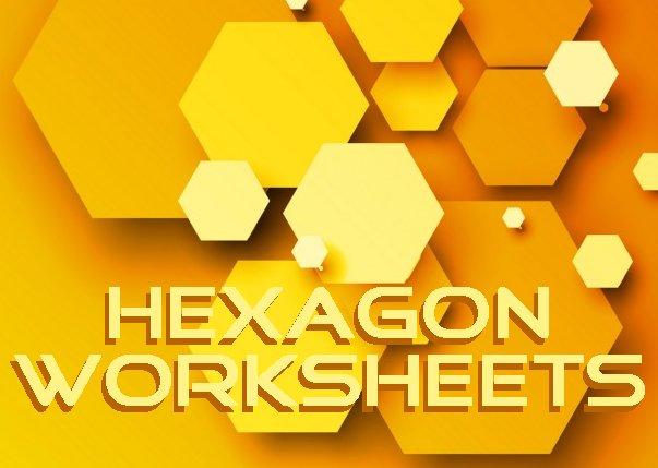 Hexagon Shape Worksheets