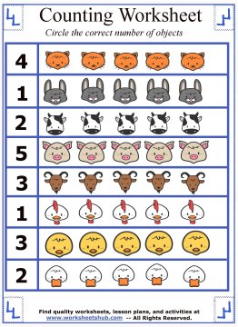 Preschool Counting:Count To 20