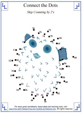 Printable Connect The Dots - Skip Counting