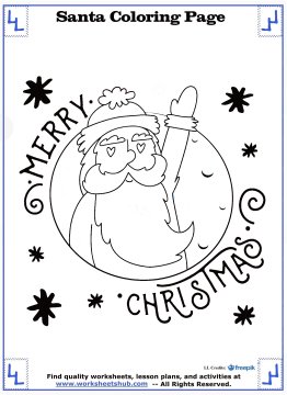 santa coloring pages christmas printables merry christmas santa coloring pages