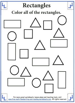 Shape Coloring Pages