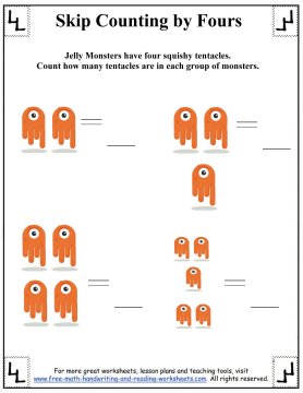 Skip Counting By Fours