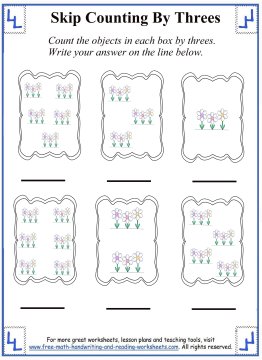 Skip Counting By Threes