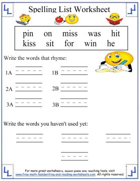 Adult Literacy Worksheets Recommended by NALA
