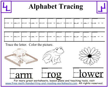 Tracing Letters - Uppercase A-F Tracing Letters - Uppercase A-F