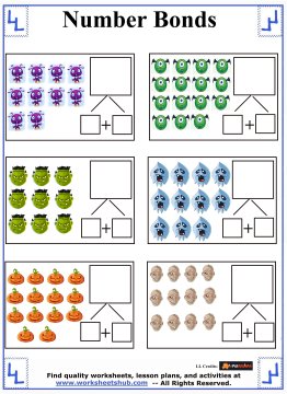 Number Bonds Worksheets