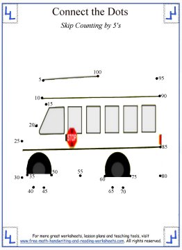 Printable Connect The Dots - Skip Counting