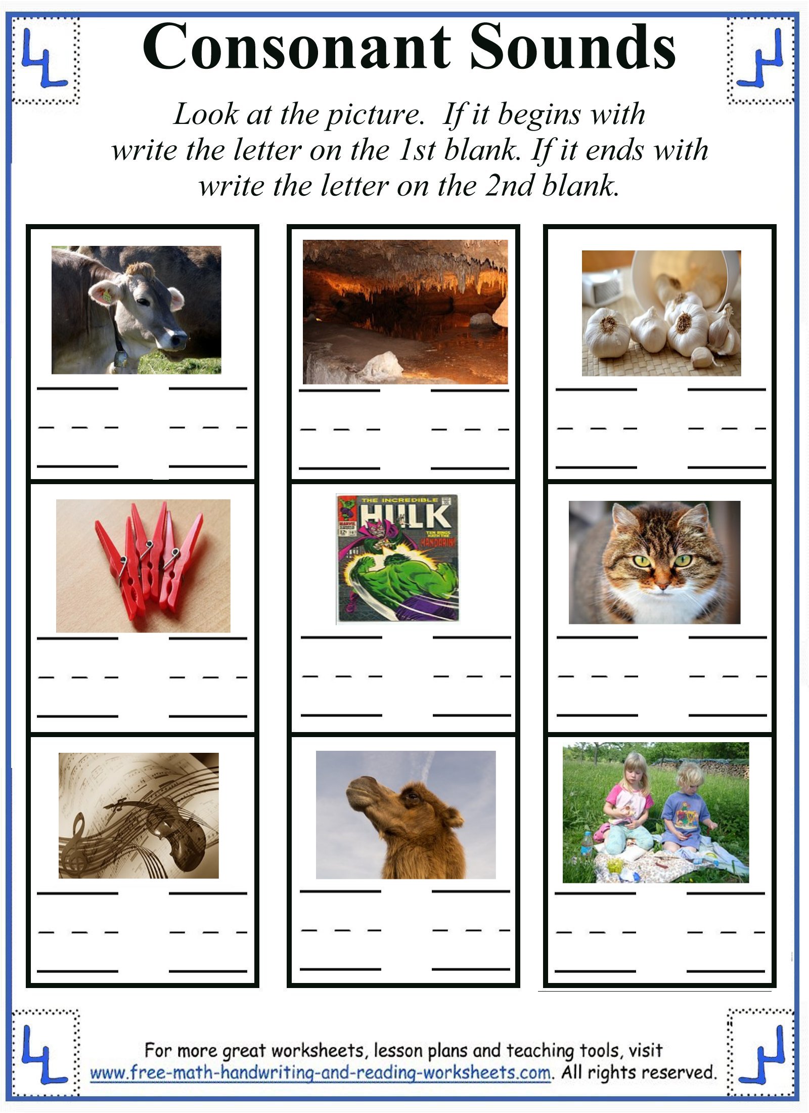 Printable Letter C Worksheets & Activities