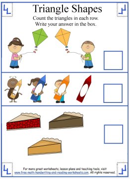 2d shapes triangle preschool activities