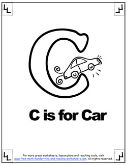 alphabet coloring c