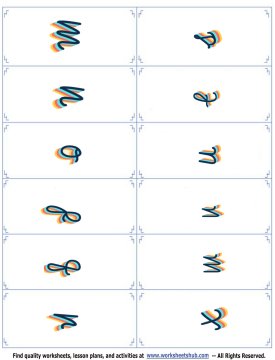 alphabet flash cards 10