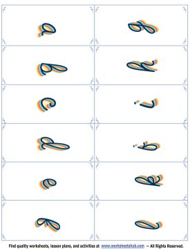 alphabet flash cards 9