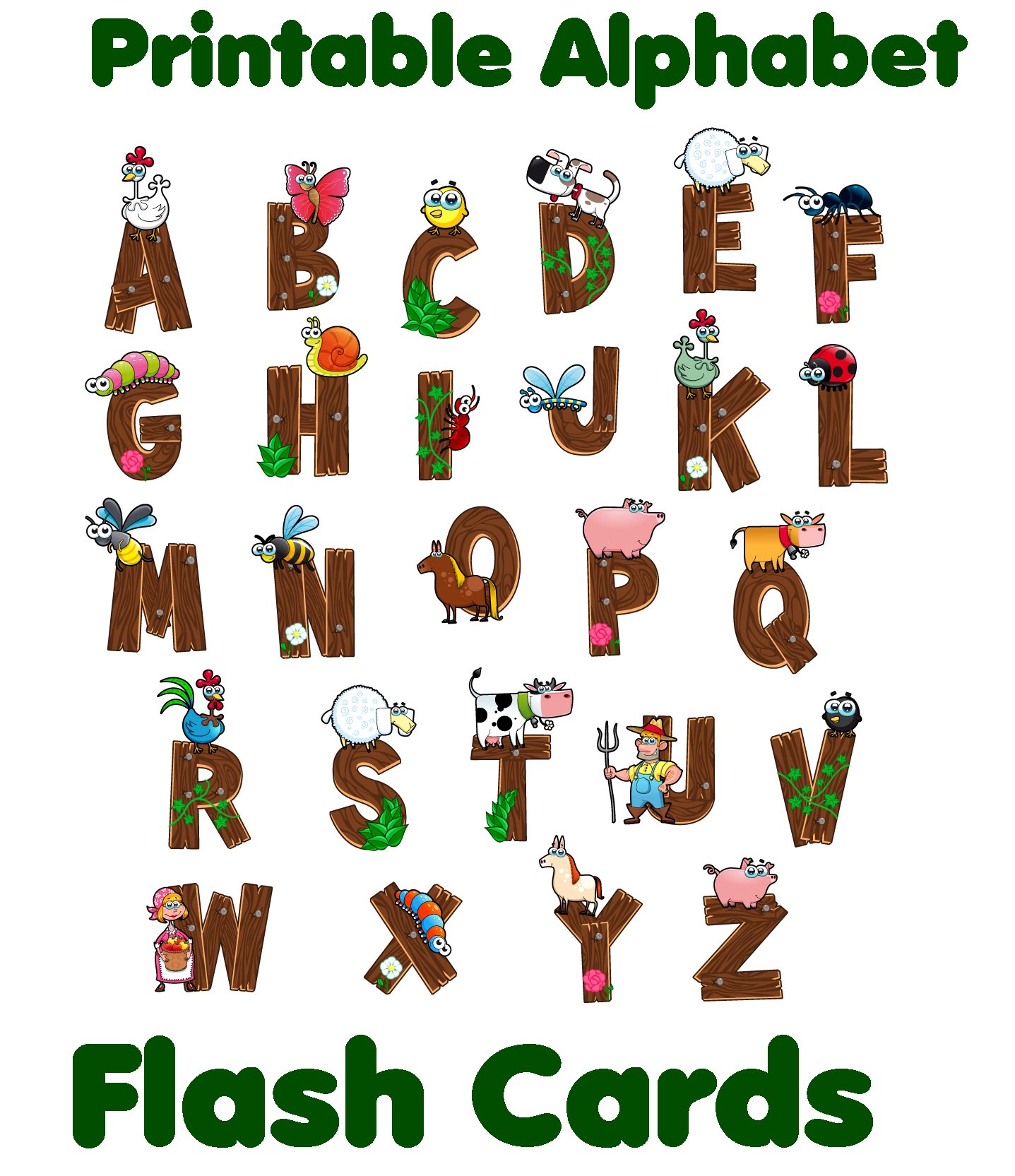 Free Alphabet Printable Cards