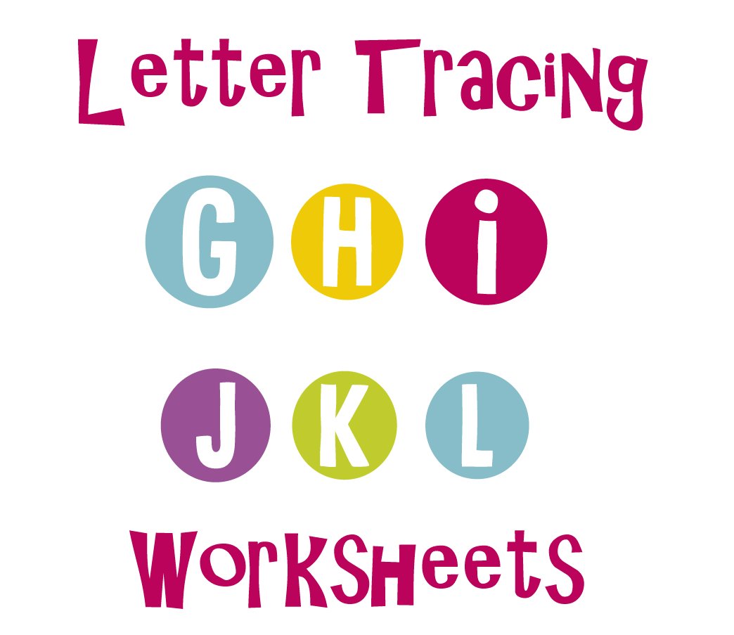 Alphabet Tracing G-L Worksheets alphabet tracing