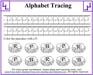 alphabet tracing worksheets uppercase m r