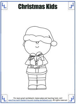 christmas coloring page 1