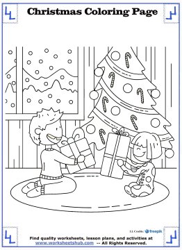 christmas coloring page 10