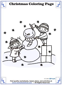 christmas coloring page 9