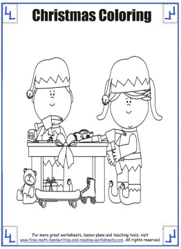 christmas coloring sheets 5