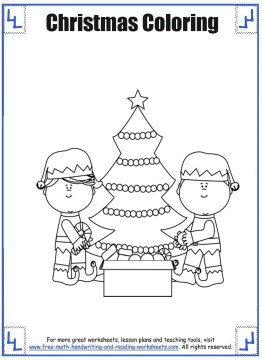 christmas coloring sheets 6