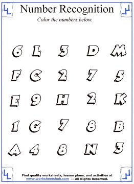 coloring numbers number recognition