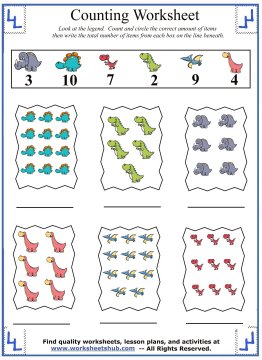 Counting Activity - Learn To Count To 12