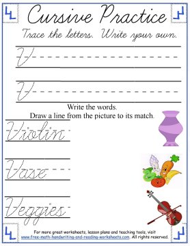 cursive handwriting worksheets uppercase s z