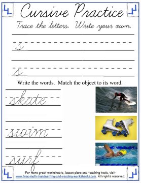 cursive practice 1