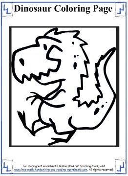 dinosaur coloring pages 1