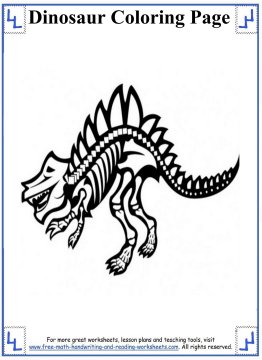 dinosaur coloring pages 9