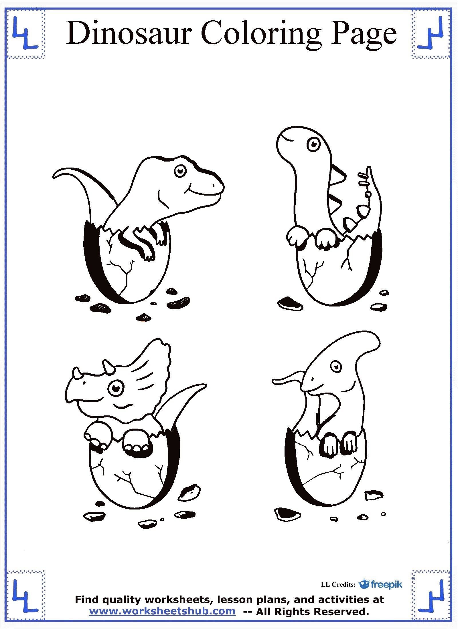 small dinosaur dinosaurs kids coloring pages - dinosaur coloring pages ...