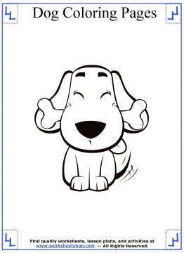 dog coloring pages 11