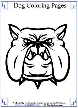 dog coloring pages 14