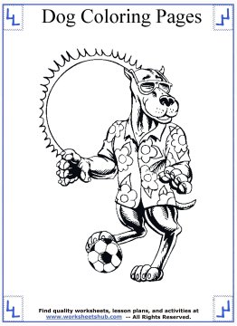 dog coloring pages 15