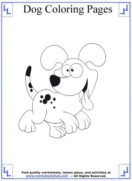 dog coloring pages 18