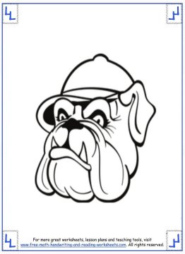 dog coloring pages 4