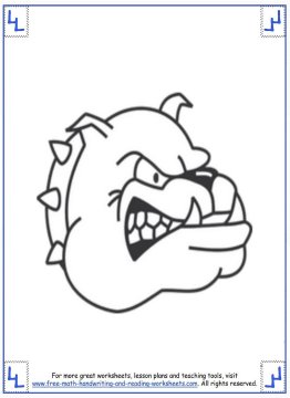 dog coloring pages 5