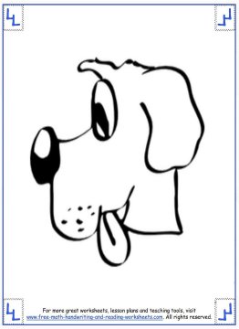dog coloring pages 1