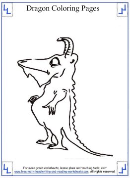 dragon coloring pages 8