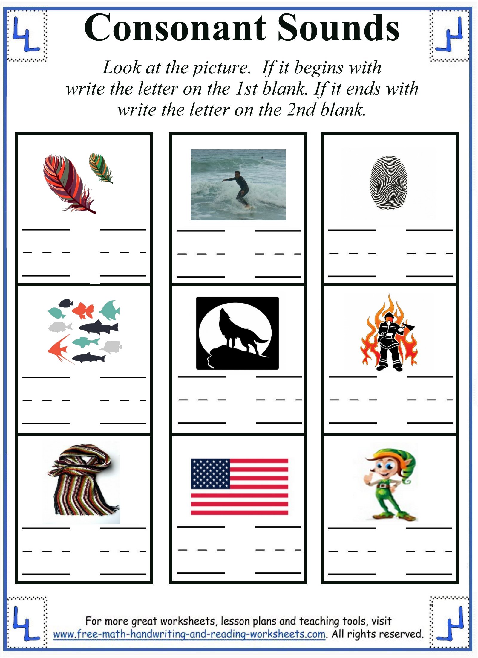 F Letter Activities & Worksheets