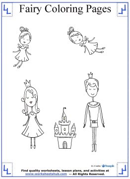 fairy coloring pages 11