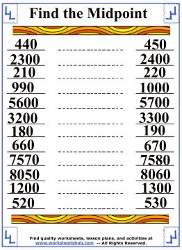 how to find the midpoint 4