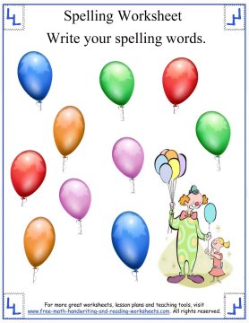 first grade spelling 5