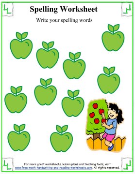 first grade spelling list 5