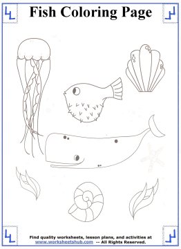 fish coloring pages 13