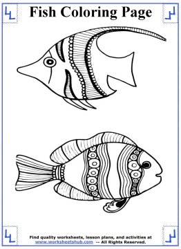 fish coloring pages 3