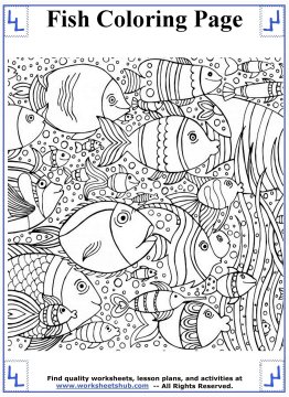 fish coloring pages 7